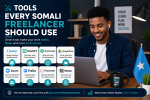 Real life example of Somali freelancers success earning money online